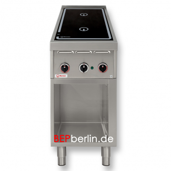 Induktionsherd mit 2 Kochstellen 10 kW